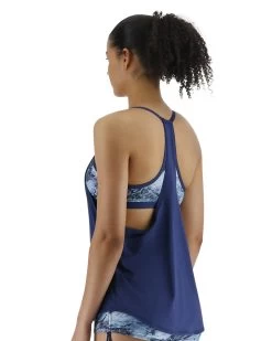 TYR Women's Shea 2-in-1 Tank - Shale -Tyr TSHSHA7A 461 alt04