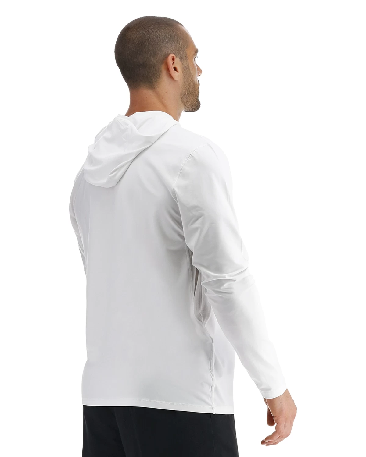 TYR SunDefense™ Men's Vented Hooded Shirt - Solid 7 TYR SunDefense™ Men's Vented Hooded Shirt - Solid - Image 5