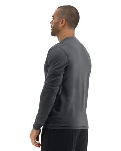 TYR SunDefense™ Men's Vented Long Sleeve Crew Shirt - Solid 15 TYR SunDefense™ Men's Vented Long Sleeve Crew Shirt - Solid -Tyr TSMPLS7A 927 alt03