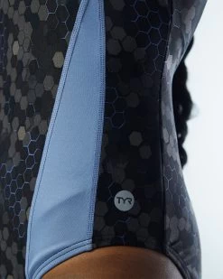 TYR Durafast Elite® Women's Max Splice Controlfit Swimsuit - Carbon Hex -Tyr TSPCHX7A 001 alt08