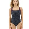 TYR Durafast Elite® Women's Square Neck Controlfit Swimsuit - Blackout Camo -Tyr TSQRBC7A 001 main01