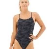 TYR Durafast One® Women's Cutoutfit Swimsuit - Blackout Camo -Tyr cbca7a 022 main01