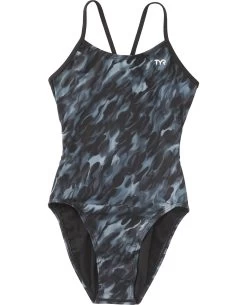 TYR Durafast Elite® Girls' Cutoutfit Swimsuit - Draco