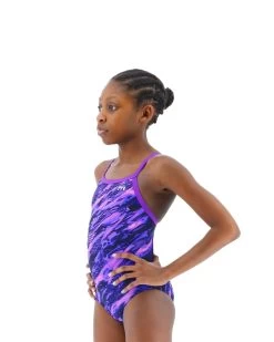 TYR Durafast Lite® Girls' Diamondfit Swimsuit - Cadence -Tyr dcad7y 510 alt03 2