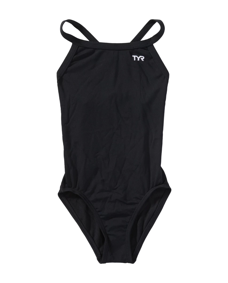 TYR Durafast One® Girls' Solid Diamondfit Swimsuit - Solid 3 TYR Durafast One® Girls' Solid Diamondfit Swimsuit - Solid