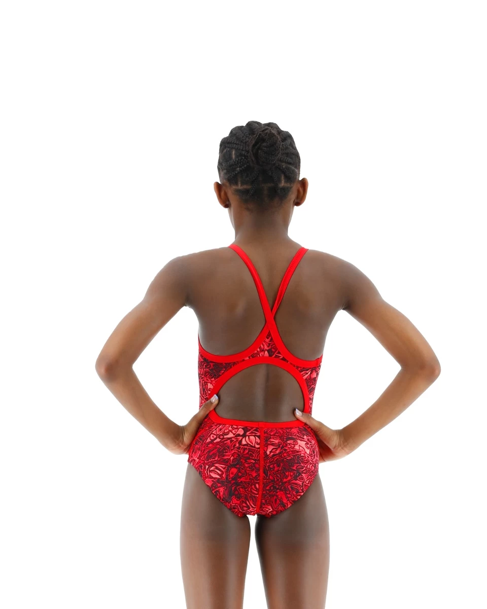 TYR Durafast Lite® Girls' Diamondfit Swimsuit - Nebulous 4 TYR Durafast Lite® Girls' Diamondfit Swimsuit - Nebulous - Image 2