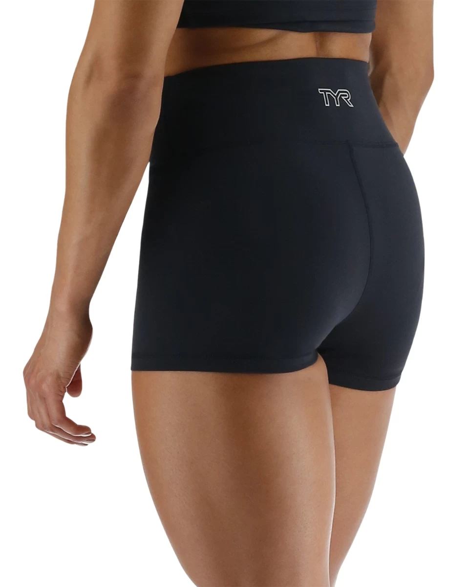 TYR Joule Elite™ Women's High-Waisted 2" Short - Solid 6 TYR Joule Elite™ Women's High-Waisted 2" Short - Solid - Image 4
