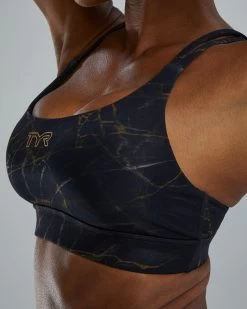 TYR Base Kinetic™ Women's Dual Strap Sports Bra - Goldstone -Tyr fgdsgo3a 001 alt06