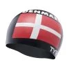TYR Adult Silicone Swim Cap - Denmark -Tyr lcsden 001 alt1b2