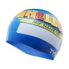 TYR Youth Silicone Swim Cap - Hello My Name Is