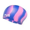 TYR Adult Silicone Long Hair Wrinkle-Free Swim Cap -Tyr lcslm 547 alt1 2