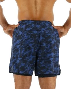 TYR Hydrosphere™ Men's Lined 6" Momentum Shorts - Midnight Camo -Tyr maslmc3a 401 main02