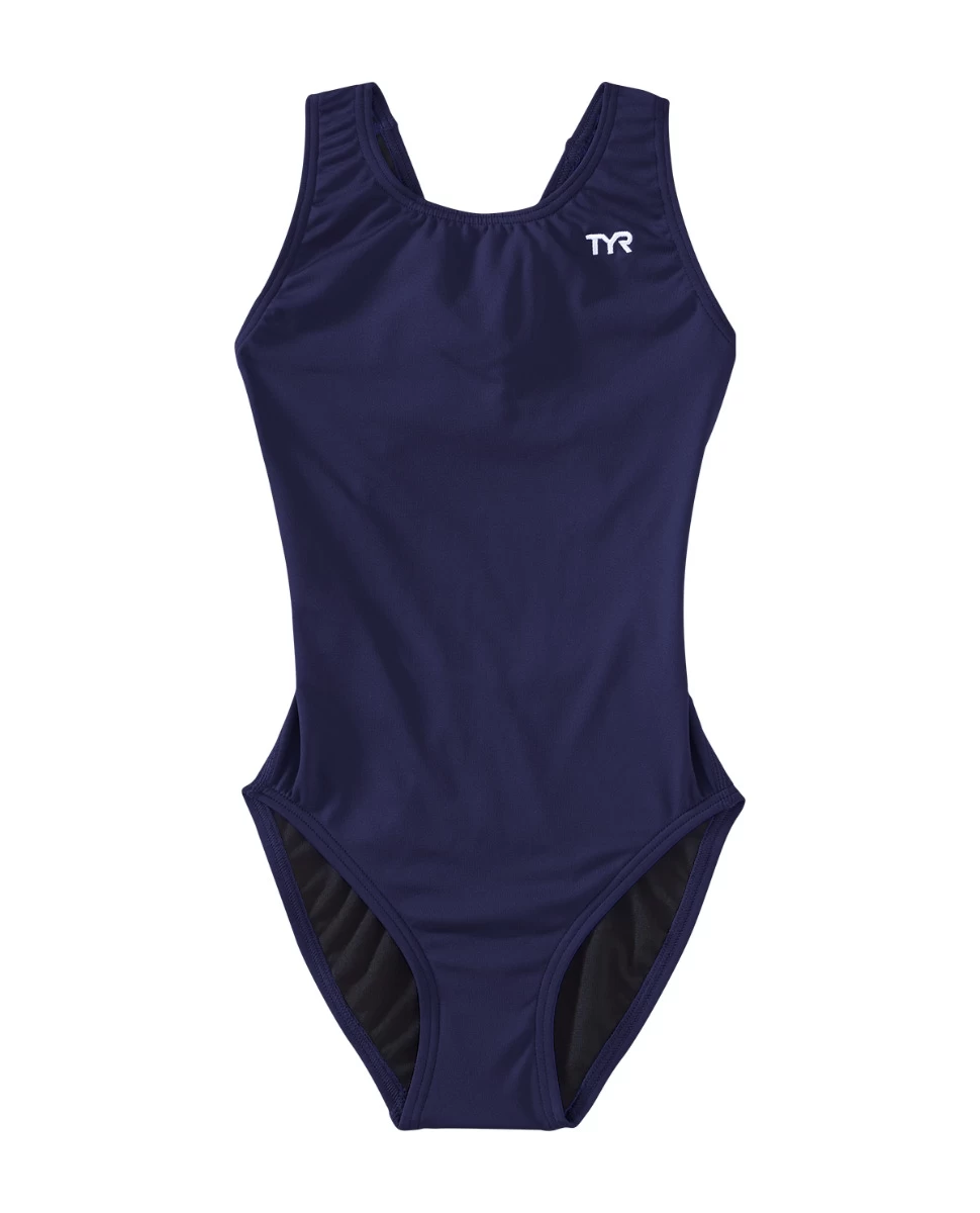 TYR Durafast One® Girls' Maxfit Swimsuit - Solid 3 TYR Durafast One® Girls' Maxfit Swimsuit - Solid