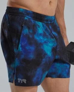 TYR Hydrosphere™ Men's Unlined 6" Momentum Shorts - Cosmic Night -Tyr mmsucn3a 978 alt08