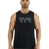TYR ClimaDry™ Men's Big Logo Tech Tank - Solid / Heather -Tyr mmtkso3a 001 main01