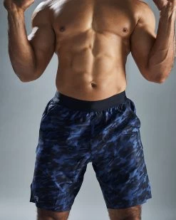 TYR Hydrosphere™ Men's Lined 9" Unbroken Shorts - Midnight Camo -Tyr musnlm3a 401 alt07