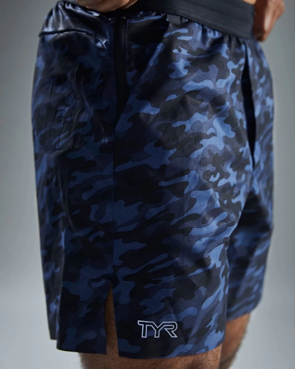 TYR Hydrosphere™ Men's Unlined 7" Unbroken Shorts - Midnight Camo 13 TYR Hydrosphere™ Men's Unlined 7" Unbroken Shorts - Midnight Camo - Image 11