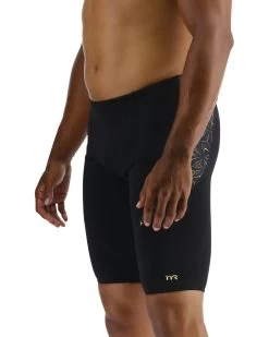 TYR Durafast Elite® Men's Curve Splice Jammer Swimsuit - Obsidian -Tyr scobs7a 008 alt02