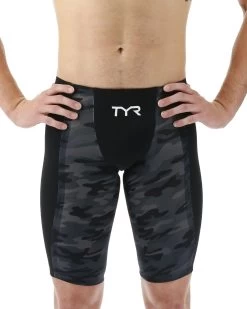 TYR Men's Shockwave High-Waist Jammer Swimsuit - Camo -Tyr swhw6a 001 main01