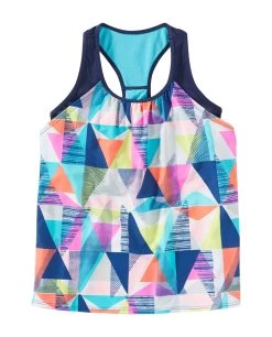 TYR Durafast Lite® Girls' Ava 2-in-1 Tank - Jigsaw
