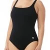 TYR Durafast Elite® Women's Scoop Neck Controlfit Swimsuit - Solid -Tyr taqa7a 001 alt05