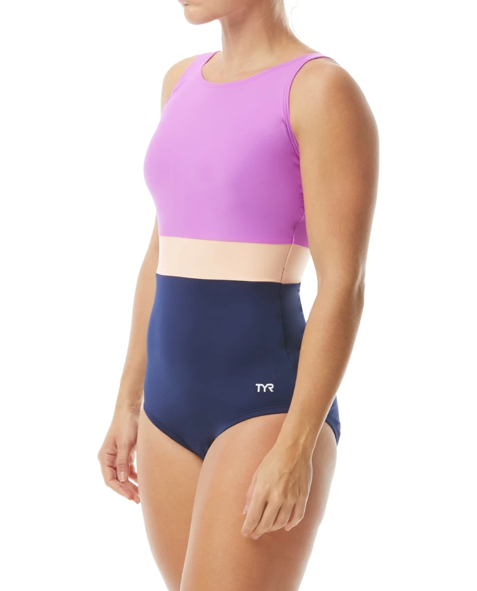 TYR Durafast Elite® Women's Controlfit Swimsuit - Splice Belted 3 TYR Durafast Elite® Women's Controlfit Swimsuit - Splice Belted