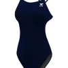 TYR Durafast Elite® Girls' Cutoutfit Swimsuit - Solid 2 TYR Durafast Elite® Girls' Cutoutfit Swimsuit - Solid -Tyr tfdus7 401 alt1