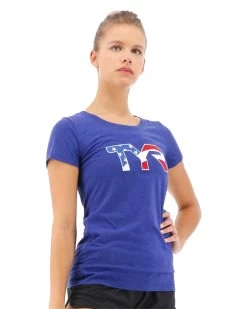 TYR Women's Graphic Tee - Ledecky 12 TYR Women's Graphic Tee - Ledecky -Tyr tfklu3a 401 alt08