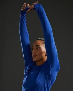 TYR Women's SunDefense Long Sleeve Shirt -Tyr tsfls7a 900 alt09