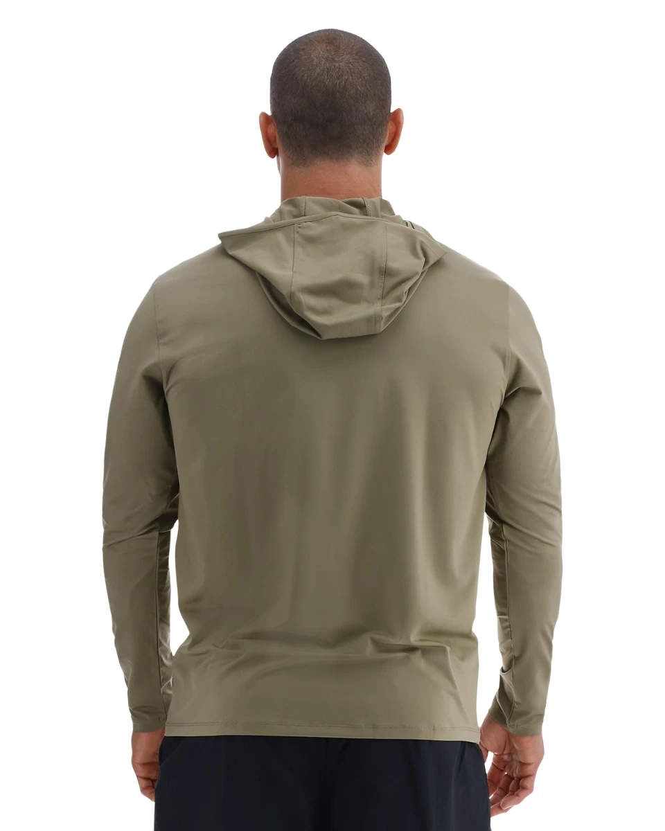 TYR Men's SunDefense Hooded Shirt 12 TYR Men's SunDefense Hooded Shirt - Image 10