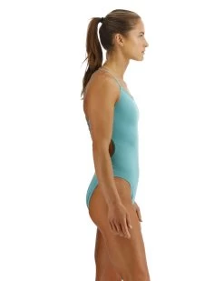 TYR Durafast Elite® Women's Trinityfit Swimsuit - SS Solid -Tyr ttsol7a 888 alt05