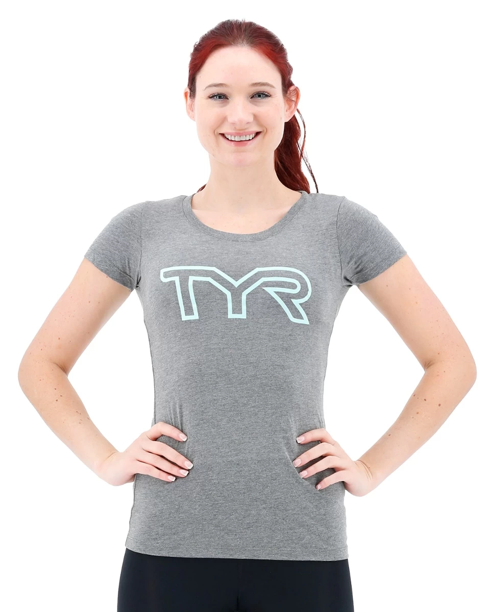 TYR Women's Big Logo Tee 3 TYR Women's Big Logo Tee