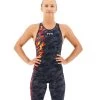 TYR Women's Venzo™ Closed Back Swimsuit - Camo Fire -Tyr vzcfcb6a 937b main01