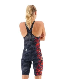 TYR Women's Venzo™ Closed Back Swimsuit - Camo Fire -Tyr vzcfcb6a 937b main02