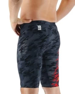 TYR Men’s Venzo™ High-Waist Jammer Swimsuit - Camo Fire -Tyr vzcfhw6a 937 alt04