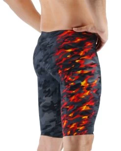 TYR Men’s Venzo™ Jammer Swimsuit - Camo Fire -Tyr vzcflw6a 937 alt05