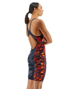 TYR Women's Venzo™ Open Back Swimsuit - Camo Fire 13 TYR Women's Venzo™ Open Back Swimsuit - Camo Fire -Tyr vzcfob6a 937 alt04