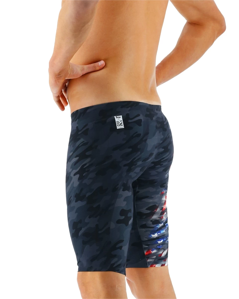 TYR Men's Venzo™ Jammer - USA Blackout Camo 6 TYR Men's Venzo™ Jammer - USA Blackout Camo - Image 4