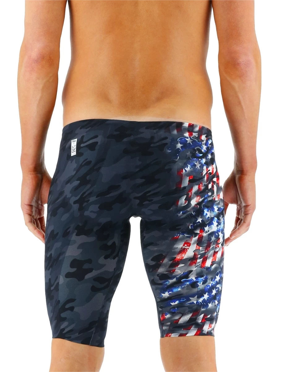 TYR Men's Venzo™ Jammer - USA Blackout Camo 4 TYR Men's Venzo™ Jammer - USA Blackout Camo - Image 2