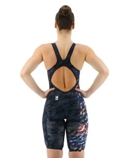 TYR Women's Venzo™ Open Back - USA Blackout Camo -Tyr vzcuob6a 921 main02